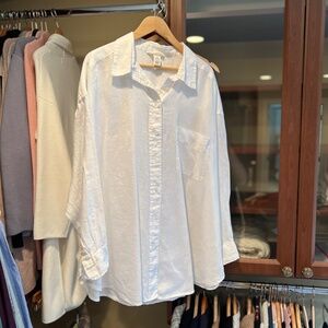 H&M White Button Down Shirt